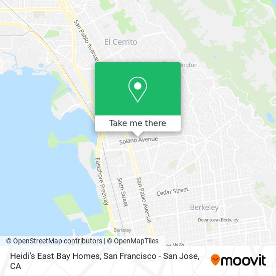 Mapa de Heidi's East Bay Homes