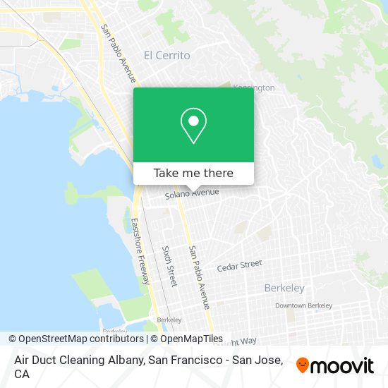 Mapa de Air Duct Cleaning Albany