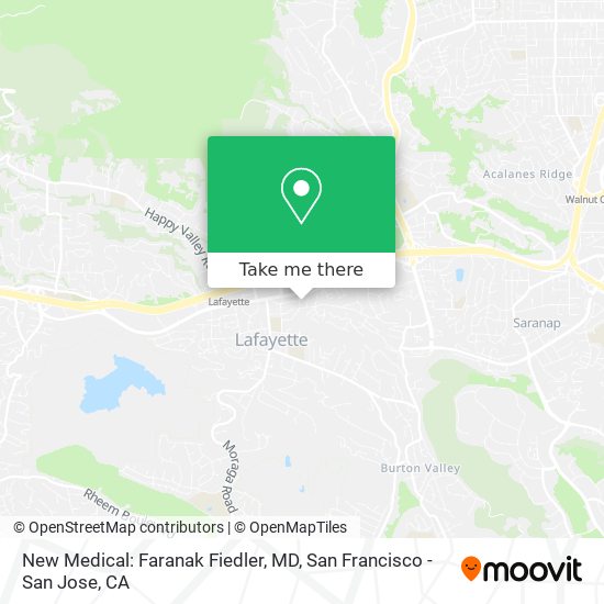 New Medical: Faranak Fiedler, MD map
