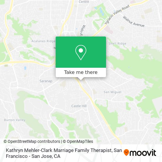 Kathryn Mehler-Clark Marriage Family Therapist map