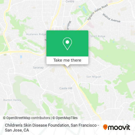 Mapa de Children's Skin Disease Foundation