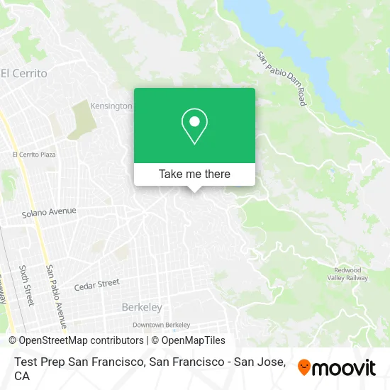 Mapa de Test Prep San Francisco