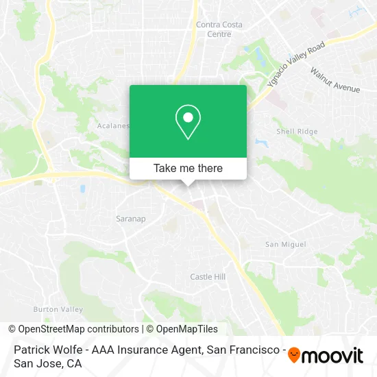 Mapa de Patrick Wolfe - AAA Insurance Agent