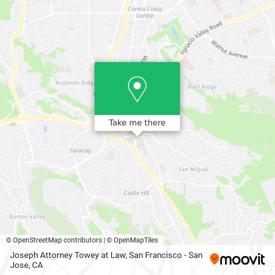 Joseph Attorney Towey at Law map