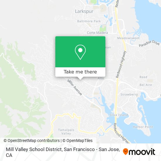 Mapa de Mill Valley School District