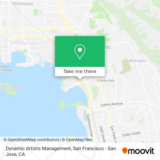 Dynamic Artists Management map