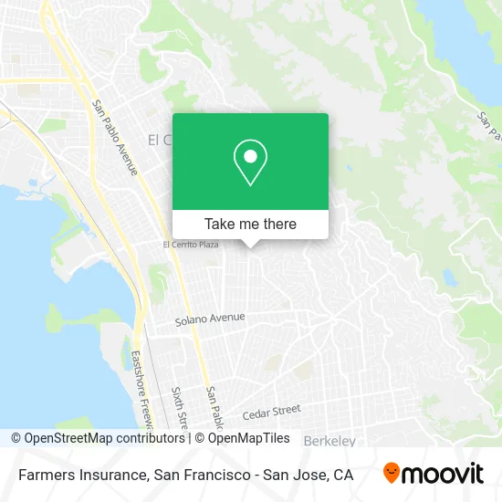 Farmers Insurance map