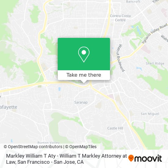 Mapa de Markley William T Aty - William T Markley Attorney at Law