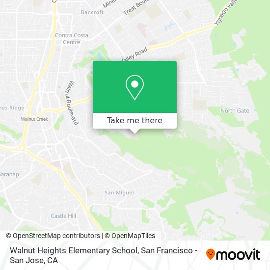 Walnut Heights Elementary School map