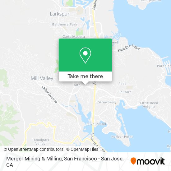 Merger Mining & Milling map