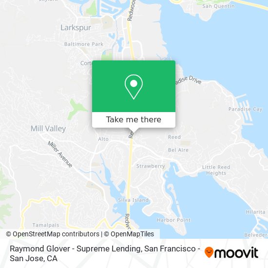 Mapa de Raymond Glover - Supreme Lending