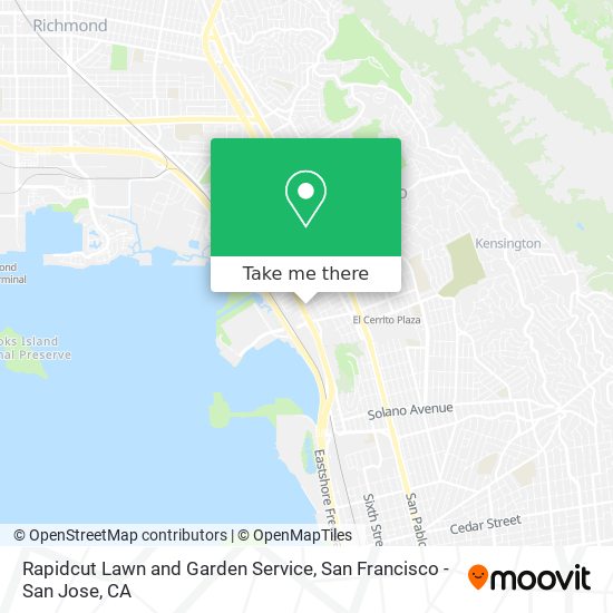 Mapa de Rapidcut Lawn and Garden Service