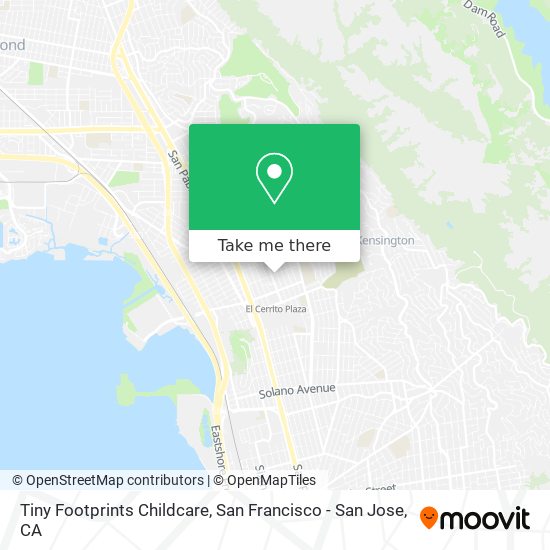 Mapa de Tiny Footprints Childcare