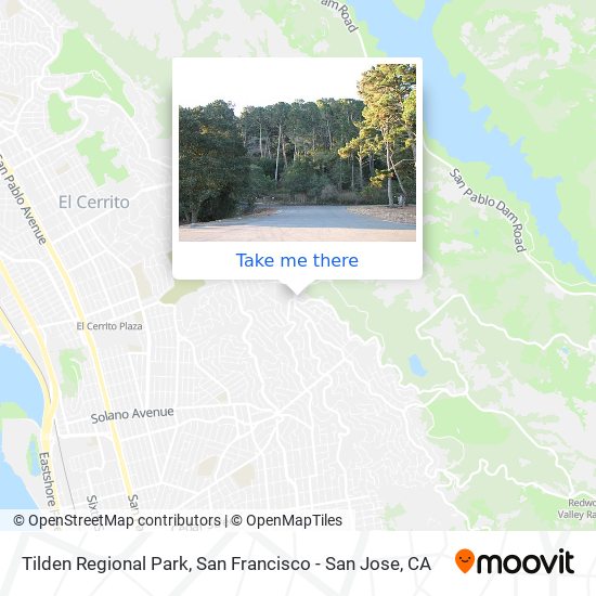 Mapa de Tilden Regional Park