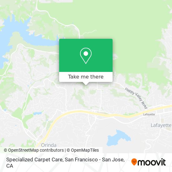 Specialized Carpet Care map