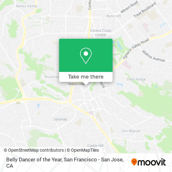 Mapa de Belly Dancer of the Year