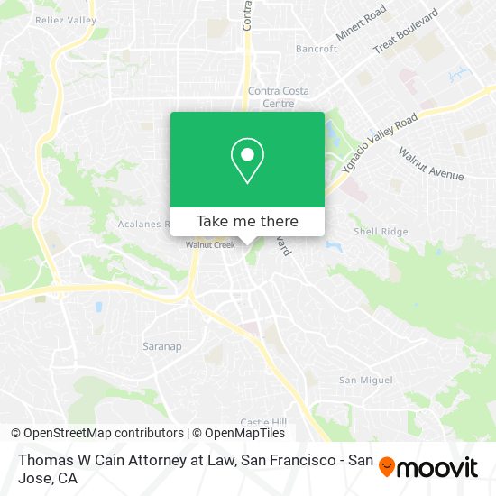 Mapa de Thomas W Cain Attorney at Law