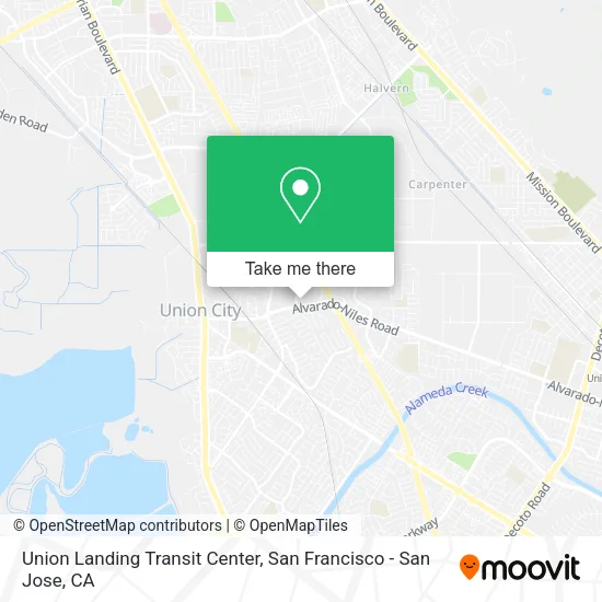 Mapa de Union Landing Transit Center