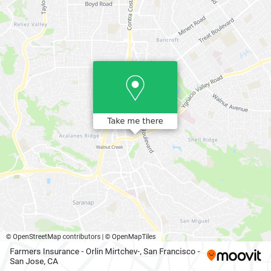 Farmers Insurance - Orlin Mirtchev- map