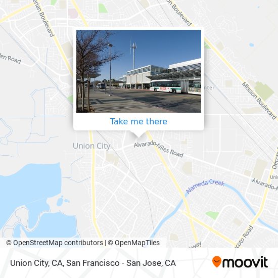 Mapa de Union City, CA