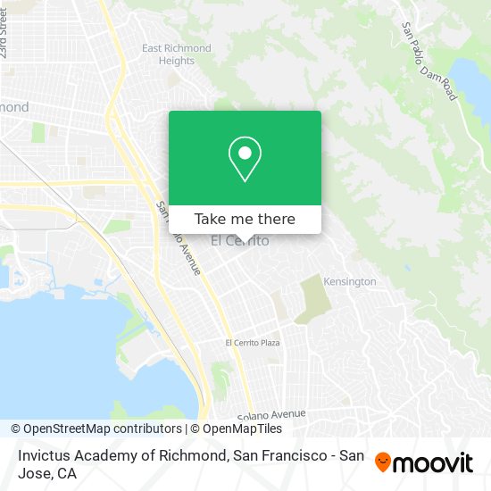 Invictus Academy of Richmond map