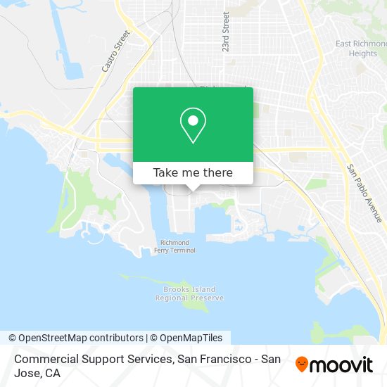 Commercial Support Services map