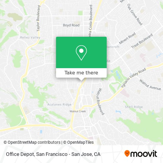 Office Depot map