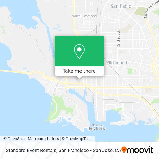 Standard Event Rentals map