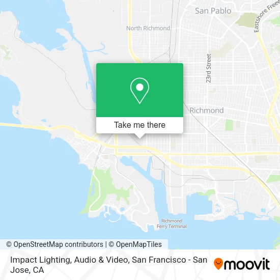 Mapa de Impact Lighting, Audio & Video
