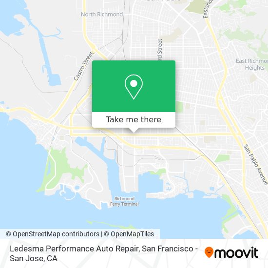 Mapa de Ledesma Performance Auto Repair