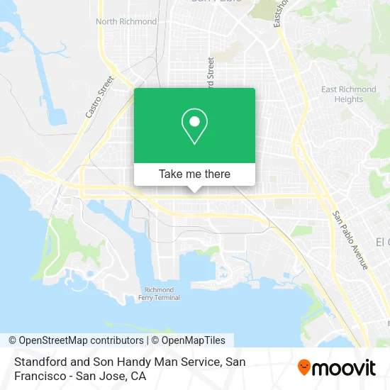 Standford and Son Handy Man Service map