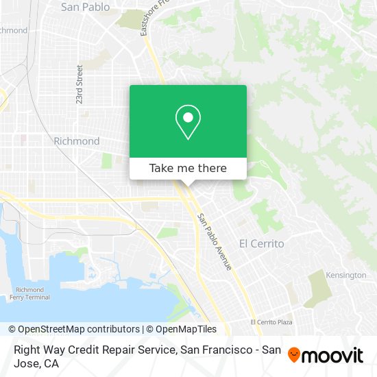 Mapa de Right Way Credit Repair Service