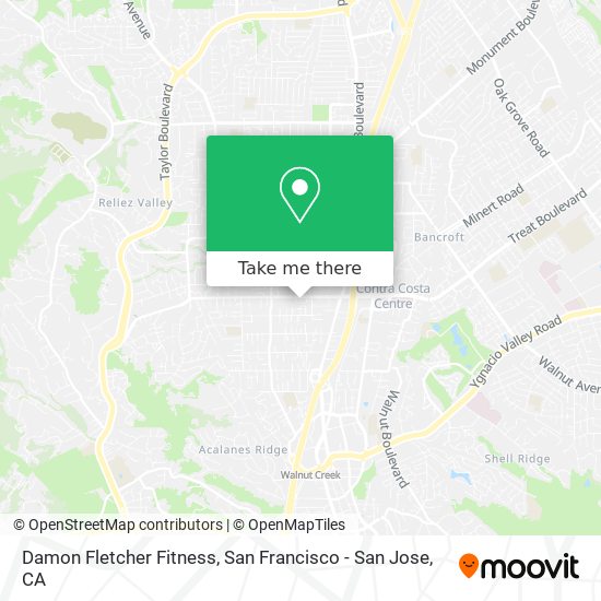 Mapa de Damon Fletcher Fitness