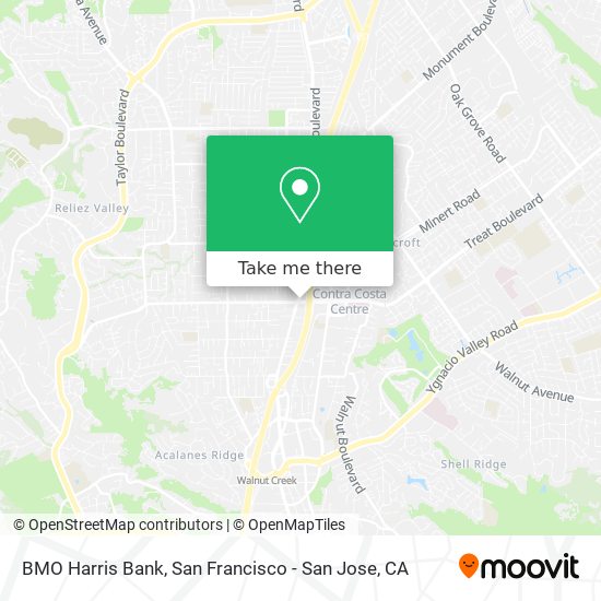 BMO Harris Bank map