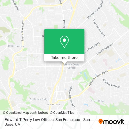 Mapa de Edward T Perry Law Offices