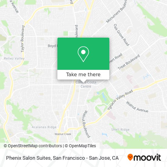 Phenix Salon Suites map