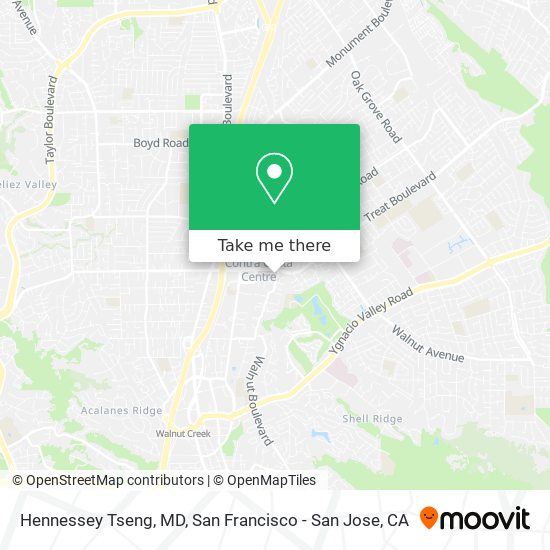 Hennessey Tseng, MD map