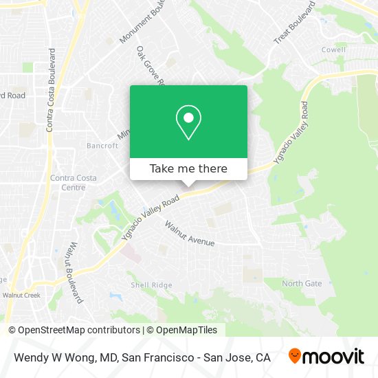 Mapa de Wendy W Wong, MD