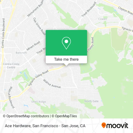 Ace Hardware map