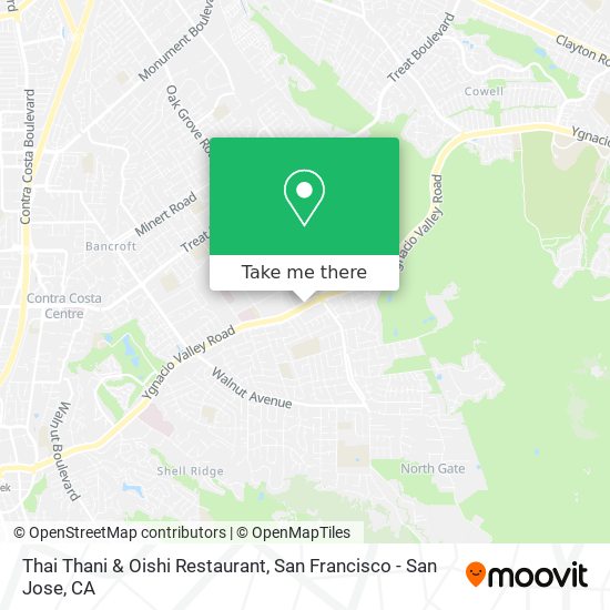 Thai Thani & Oishi Restaurant map