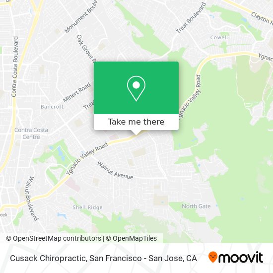 Cusack Chiropractic map