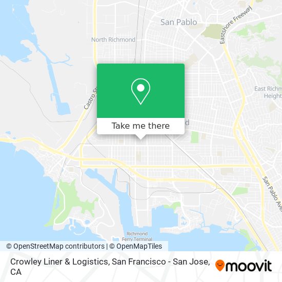 Crowley Liner & Logistics map
