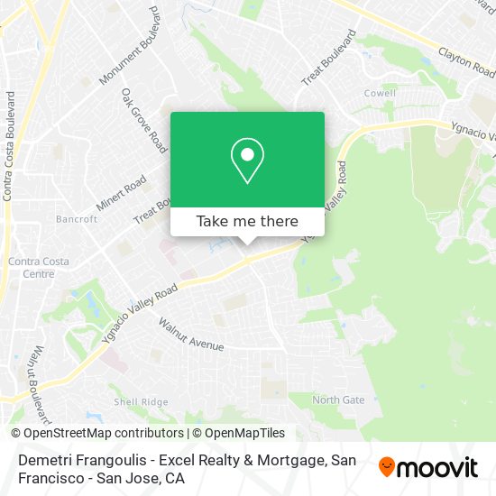 Demetri Frangoulis - Excel Realty & Mortgage map