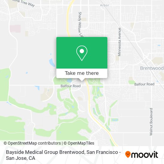 Bayside Medical Group Brentwood map