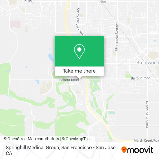 Springhill Medical Group map