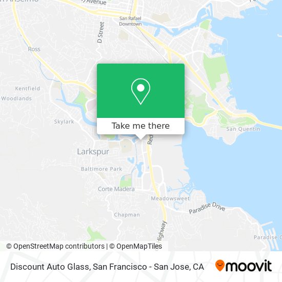 Discount Auto Glass map