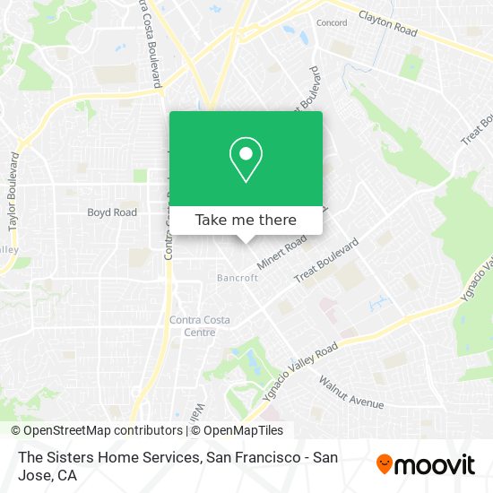 The Sisters Home Services map