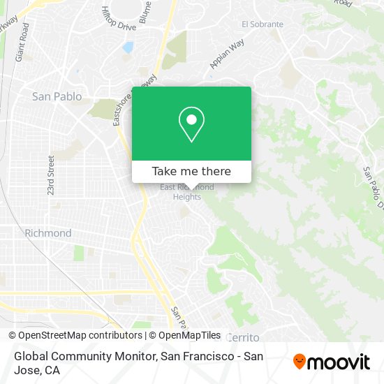 Global Community Monitor map