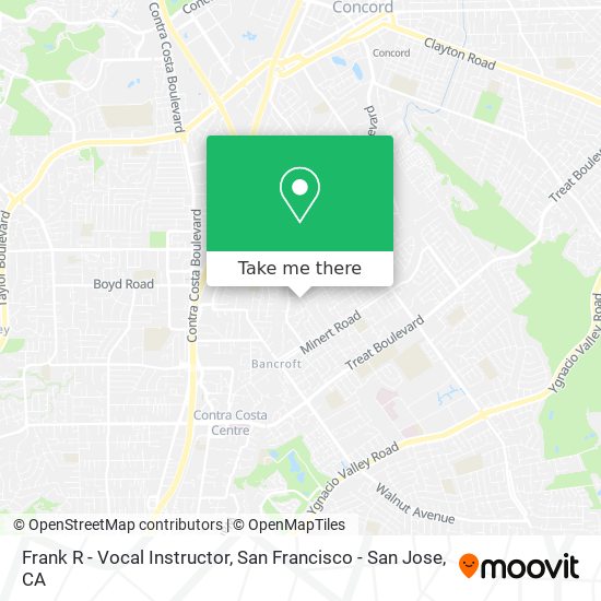 Frank R - Vocal Instructor map