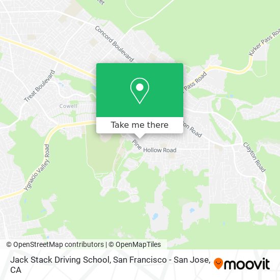 Jack Stack Driving School map